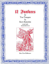 12 FANFARES FOR TWO TRUMPETS #2 cover